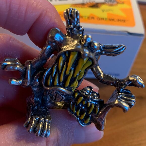 Vintage 1989 Hudson Pewter "Compewter Gremlin" figure - BITanBYTE - Picture 7 of 11